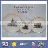 Funny Ceramic Plate Christmas Decoration for Sale thumbnail-2