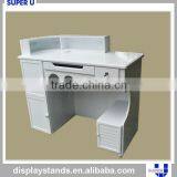 Unique Design Spray Painted Wooden Cashiers Table for a Shop thumbnail-4