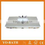 Beach Style Bath Cabinet With Marble Top thumbnail-2