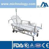 SKB038-3 Stainless Steel Hospital Patient Trolley thumbnail-1