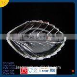 Spoon Fork Knife Tray Leaf Shape Glass Plate Quality Choice thumbnail-3