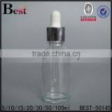 5ml 10ml 15ml 30ml 50ml 100ml Clear Essential Oil Glass Bottles for Liquor