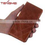 4.7 Inch Genuine Leather Oil Wax Pattern for Iphone Case With One Card Slot Case Phone thumbnail-4