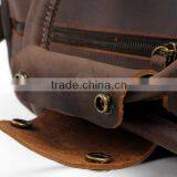 High Quality Cowhide Leather Duffle Weekend Bag thumbnail-4