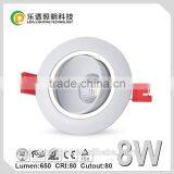 Sunset CCT Adjustable 0-100% Dimmable 8W COB LED Downlight--Dim to Warm Hot New Products for 2015 Led Downlight 8w thumbnail-2