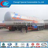 Hot sale LPG tank trailer factory direct pressure vessel 56CBM pressure tank trailer