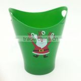PP stanta clause design double ears plastic cup