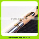 16032 Branded High End Cowhide Stationery Gift Set Leather for Christmas thumbnail-4