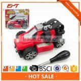 Cool Intelligent Diy Toy Self-assemble Block Rescue Truck for Kids
