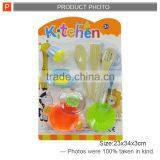 Plastic Pretend Play Kitchen Cooking Toys Set thumbnail-6