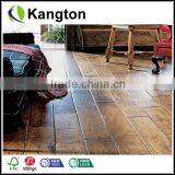 Hickory Brushed Limed UV Oiled Oak Engineered Wood Flooring Antique Handscraped Elm Engineered Wood Flooring