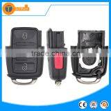 Replacement Car Key Case House Without Key Blade 3 Button Remote Key Cover Blank Shell for VW Jetta 6 Mk6 Mk5 T5 Polo Golf thumbnail-1