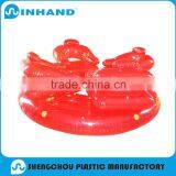 Air Mattress/ Red Transparent Float Loungers/water Bed Float/air Mattress Camping/pool Float /inflatable Pool Float thumbnail-2