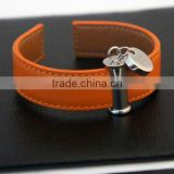 High Quality genuine leather bracelets with names,MOQ 2ps per stye