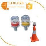 High Brightness Solar Cone Barricade Warning Light on Sales
