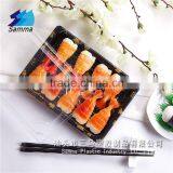 SM1-1105A Momiji Disposable Japanese Plastic Printing Food Sushi Box Container Tray thumbnail-3