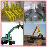 Hitachi ZX470LC Excavator Hydraulic Rotating Log Grapple, Wooden and Stone Grapple for Sale thumbnail-4