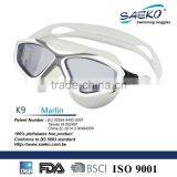 Marlin - New Available Swim Mask Waterproof Wide Vision BS5883 Approved Swimming Goggles thumbnail-4