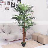 China Fatcory High Quality Indoor Artificial Palm Bonsai Tree Tops for Sale