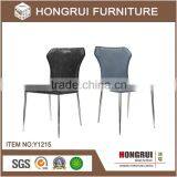 Made in China Metal With Nickel Brush Chair Wholesale Simple Cheap pu Dining Chair thumbnail-1
