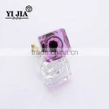 33 mm Pink Color Square Furniture Hardware Crystal Knob thumbnail-2