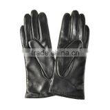 Hot Selling White Thread Little Bowknot Sheepskin Leather Gloves for Female thumbnail-3