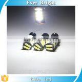 10x Super Bright BA9S 11 SMD 7014 LED License Plate Lights Instrument Lights Interior Bulbs DC12V White 53 57 363 W6W