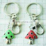 Our New Design Mushroom SHAPE Metal Keychain