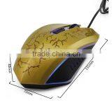Gold 3200 DPI USB Wired Mouse Mice,LED Optical Gaming Mouse thumbnail-6
