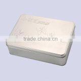Metal Tin Can Supplier Accept Color Printing Tea Caddy