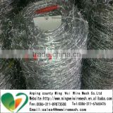 Anti-oxidation hot dipped and electro galvanized barbed wire