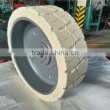 2016 New Style Deep Groove Tread Solid Tire With Rims 15x5 With Factory Price thumbnail-6