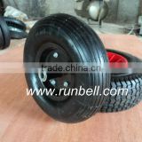 pneumatic rubber casters wheels with rims