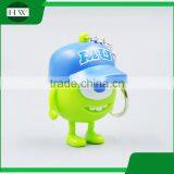 Creative Cartoon PoPeyes Mini Plastic Sound Led Torch Flashlight With Key Chain thumbnail-3