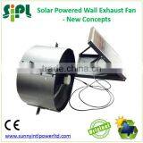 SUNNY FAN 14'' 15W Small Size Wall Mounted Solar Panel Powered Air Ventilation Attic Gable Fan thumbnail-4