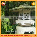 Lantern Light Medium Handcarved Nature Stone Fence Lantern thumbnail-5