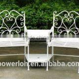 Classic Luxury Garden Metal Double Deck Outdoor Chair thumbnail-2
