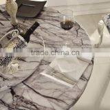 TH381 Hot Sale Modern Marble Stainless Steel Dining Table thumbnail-5
