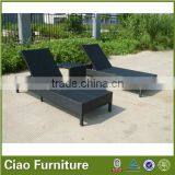 Durable Plastic Rattan Furniture Wicker Furniture Lounge Suite With Side Table thumbnail-2