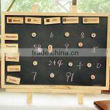 Wooden Stand Blackbaord Mini Writting Chalkboard 30*40cm thumbnail-1