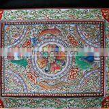 Marble Decorative Tray, Hand Made Marble Serving Tray, Unique Serving Trays, Arab Serving Trays, Food Tray thumbnail-1