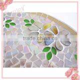 Flower Patterned Elegant Glass Handicraft Stained Mosaic Giant Glass Vases thumbnail-6