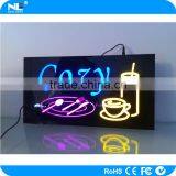 Outdoor Full Color Commercial Acrylic LED Signs/ Replacement Neon Sign Colorful LED Resin Signs thumbnail-3