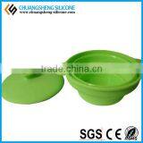 Silicone Folding Puppy Food Bowl, Collapsible Silicone Bowls, Thermos Food Bowl thumbnail-5