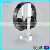 Gaming Headset Headphones Rack,Transparent Acrylic Headsets Holder Stand,Crystal Earphones Stand for PC thumbnail-2