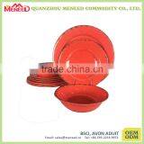 China Suppliers Dishwahser Safe Break-resistant Dining Table Set, Home Melamine Dinnerware for USA & EU Market thumbnail-2