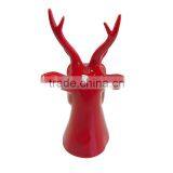 Ceramic Red Deer Head For Home Decor thumbnail-4
