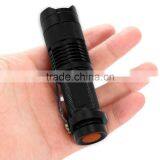 2016 Aircraft Aluminum 18650 LED 3 Mode Tactical Military Grade Flashlight thumbnail-3