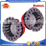 3" Steel Wire Cup Brush Wheel Twist Knot Crimped Bowl Disc Abrasive M10 Round Grinding Cheaning Brush thumbnail-6