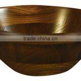 Kijihiki Keyaki Japanese Zelkova Wood Marquetry Salad Bowl Wood Bowl Made in Japan thumbnail-1